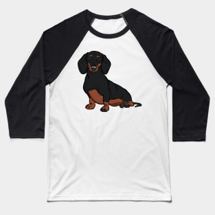 Black and Tan Dachshund Baseball T-Shirt